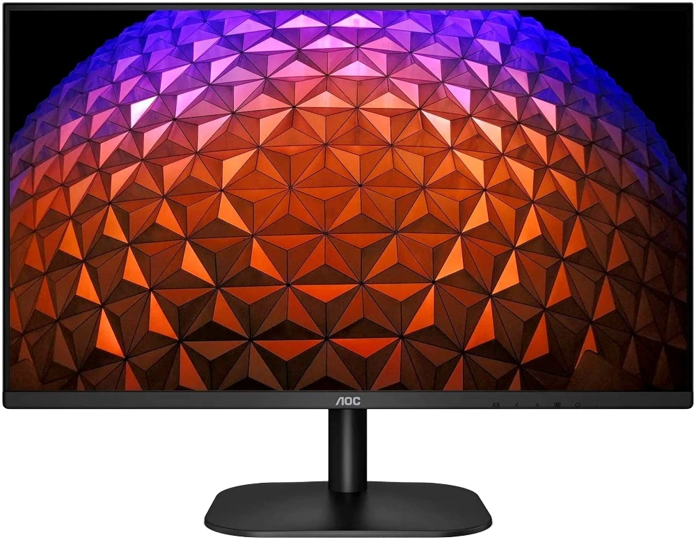 Монитор 27" AOC 27B2H (27B2H/EU/01); WLED; 16:9; IPS; 1920 x 1080; 75 Гц; 178°/178; 250 кд/м²; 4 мс; 1 000:1; HDMI; VGA; чёрный