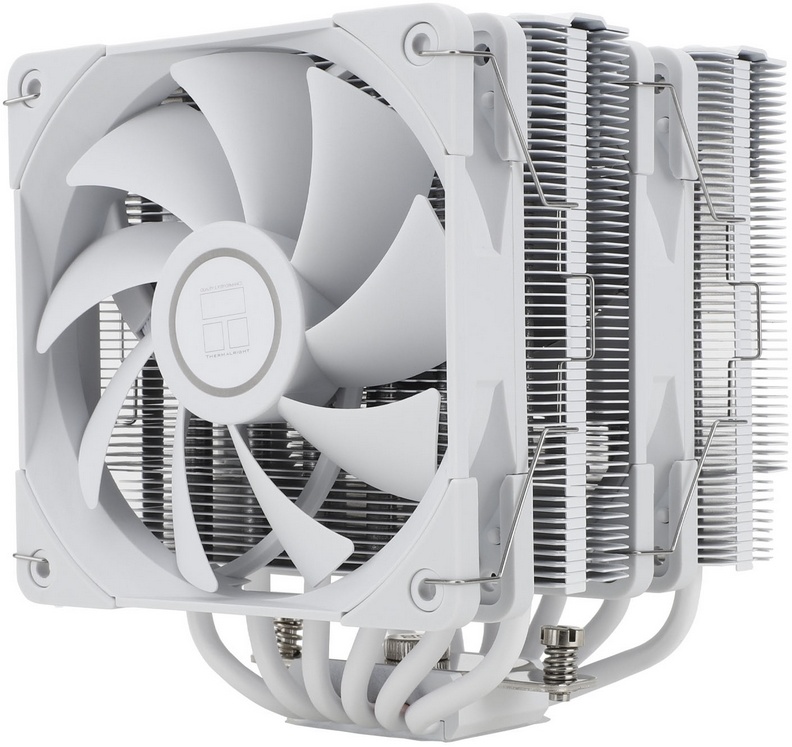 Кулер для процессора 120 мм Thermalright Peerless Assassin 120 White ARGB (PA120-WHITE), 2x120 мм, 4 pin, ARGB, 1550 об/мин, белый, 250 Вт, 25.6 дБ