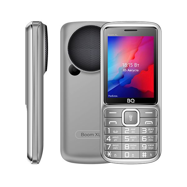 Мобильный телефон BQ Boom XL (BQ-2810***) серый; 2.8"; TFT; 320x240; 0.3 Мп; 32 Мб/32 Мб; 1 700 мА/ч
