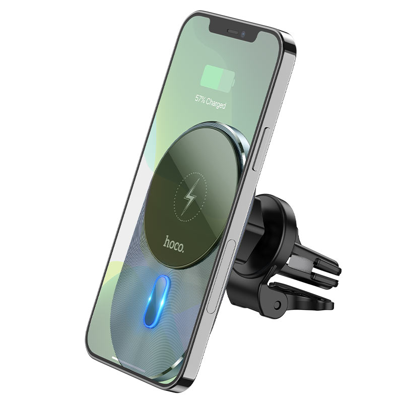 hoco-ca91-magic-magnetic-wireless-fast-charging-car-holder-phone