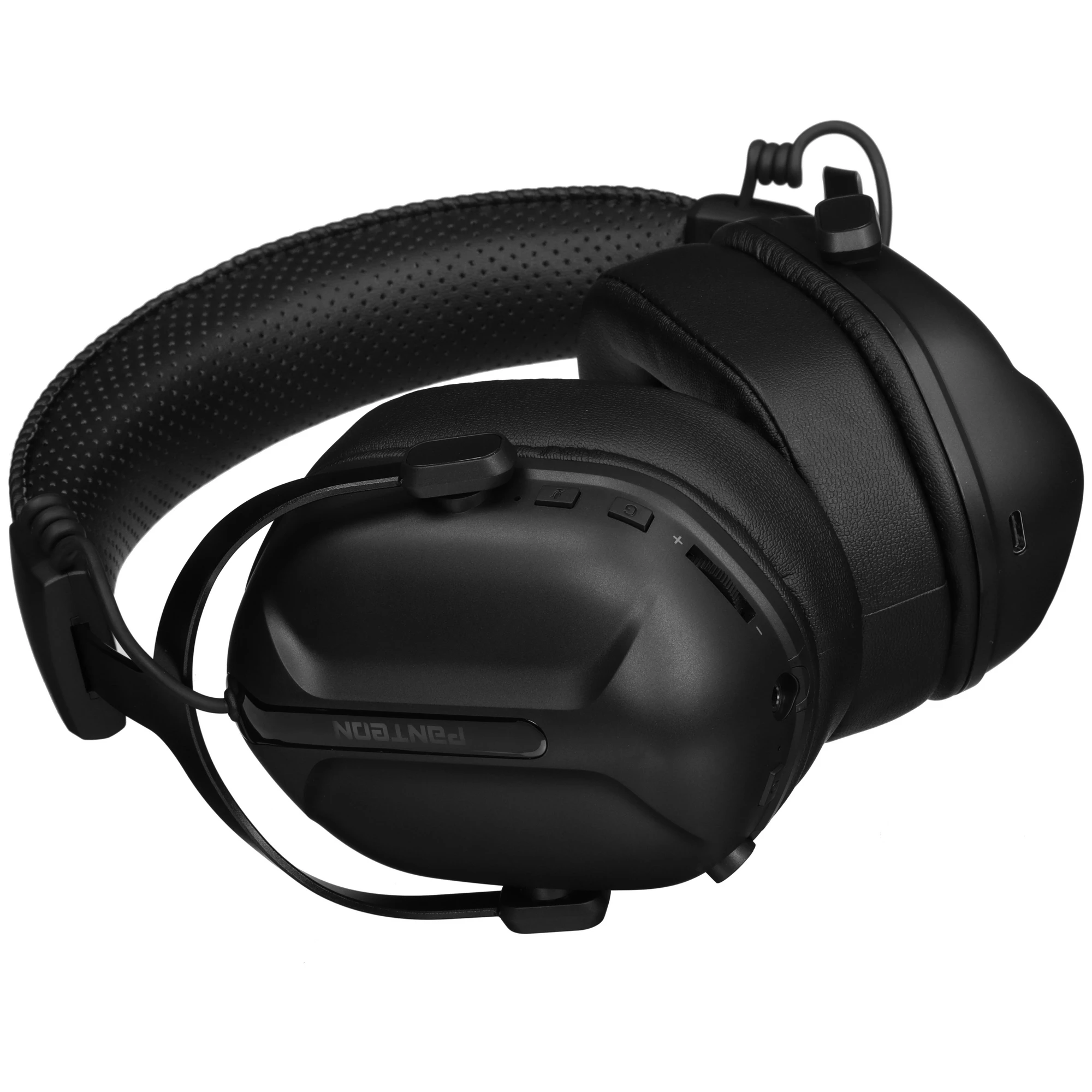Гарнитура беспроводная Jet.A PANTEON GHP-970 W BT Black; накладные; Bluetooth/2.4 Ггц; оголовье; съемный микрофон; 20 Гц - 20 кГц; 32 Ом; 48ч; чёрный