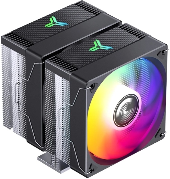 Кулер для процессора 120 мм JONSBO CR-3000E Black (CR-3000E Color Black), 2x120 мм, 4 pin, ARGB, 600-1600 об/мин, черный, 260 Вт, 34 дБ,6 трубок