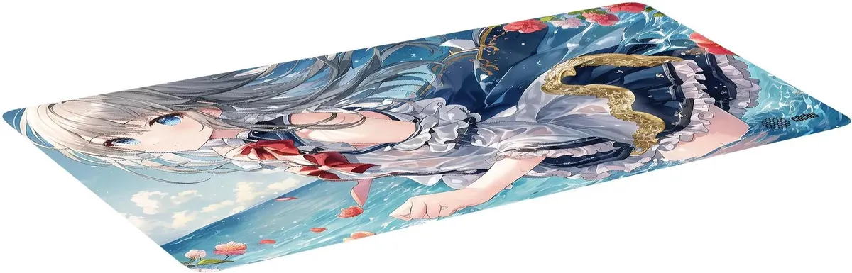 Коврик для мыши Cactus Anime flowers (CS-MP-PRO02XLL); ткань + резиновая основа; 700 х 400 х 3 мм; игровая поверхность; рисунок