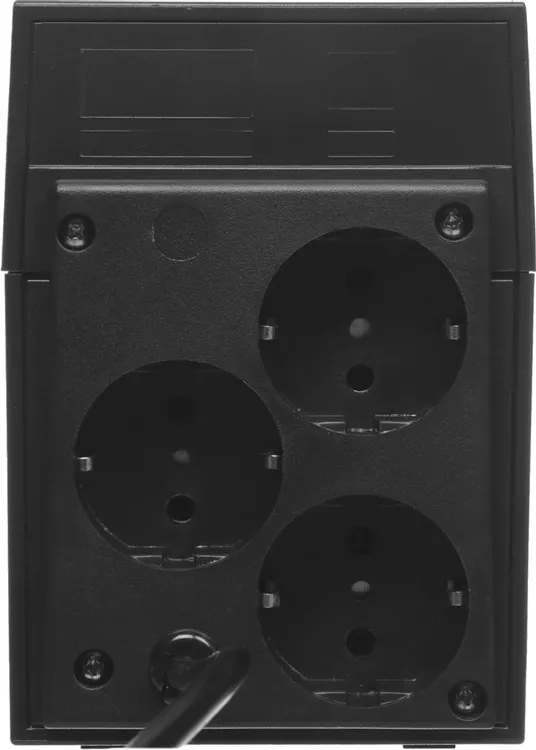 ИБП Линейно-интерактивный Powercom RAPTOR (RPT-800A EURO***); 480 Вт; 160 - 280 В; 3 евророзетки; чёрный; защита от импульсов, фильтрация помех; 4,4 к