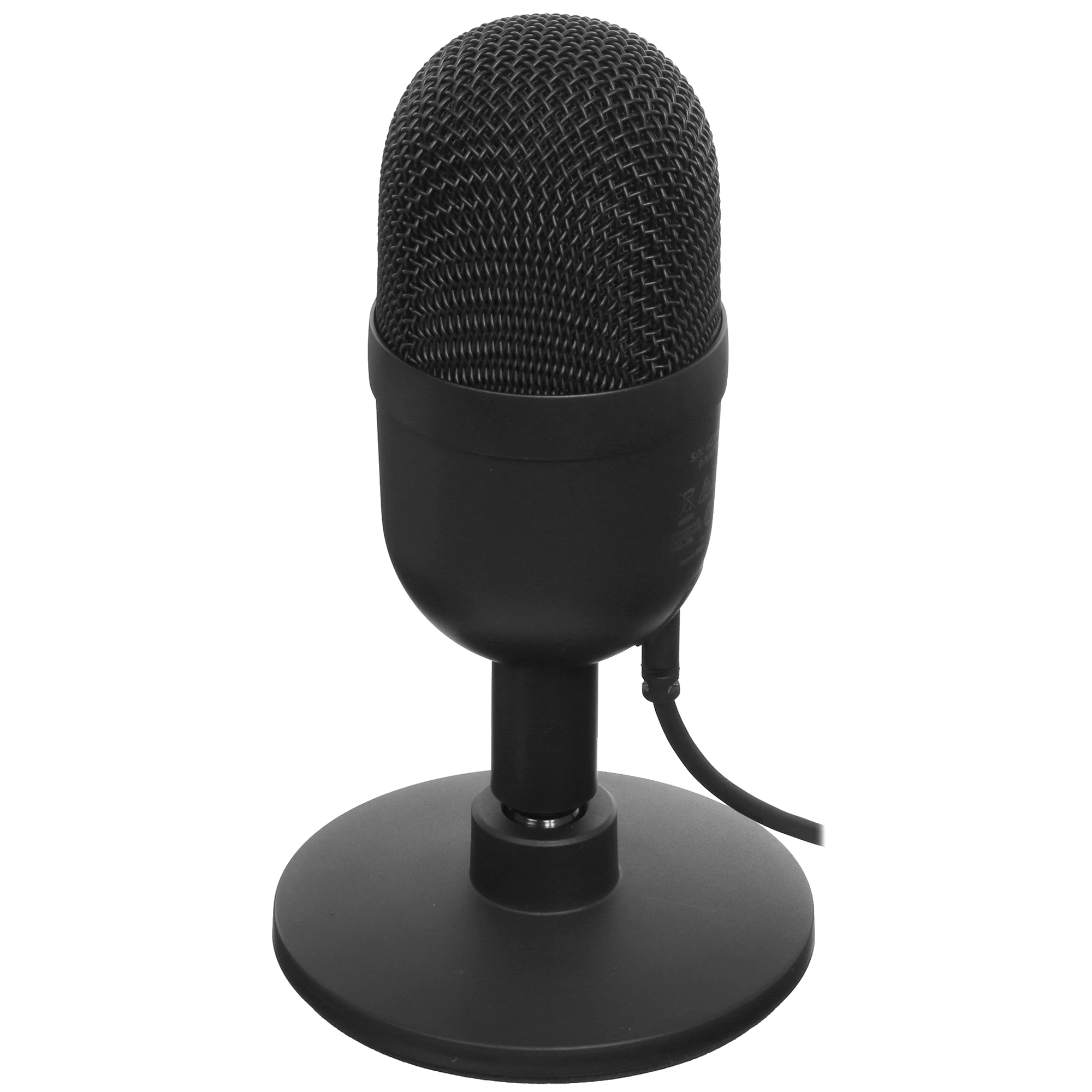 Микрофон Razer Seiren Mini (RZ19-03450100-R3M1***); конденсаторный; суперкардиоидный; 20 - 20 000 Гц; штатив; USB; чёрный