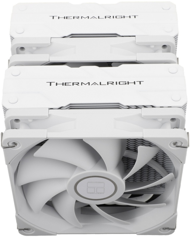 Кулер для процессора 120 мм Thermalright Peerless Assassin 120 White ARGB (PA120-WHITE), 2x120 мм, 4 pin, ARGB, 1550 об/мин, белый, 250 Вт, 25.6 дБ