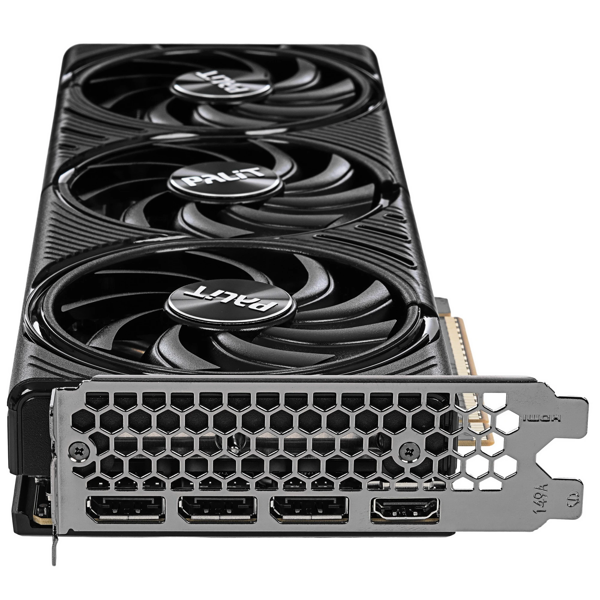 Видеокарта Nvidia GeForce RTX 5060 Ti 16 ГБ GDDR7 Palit Infinity 3 OC (NE7506T019T1-GB2061S), 2407-2572 MГц, 28 ГГц, 128 бит, 1xHDMI; 1xDP; 2-slot; RE
