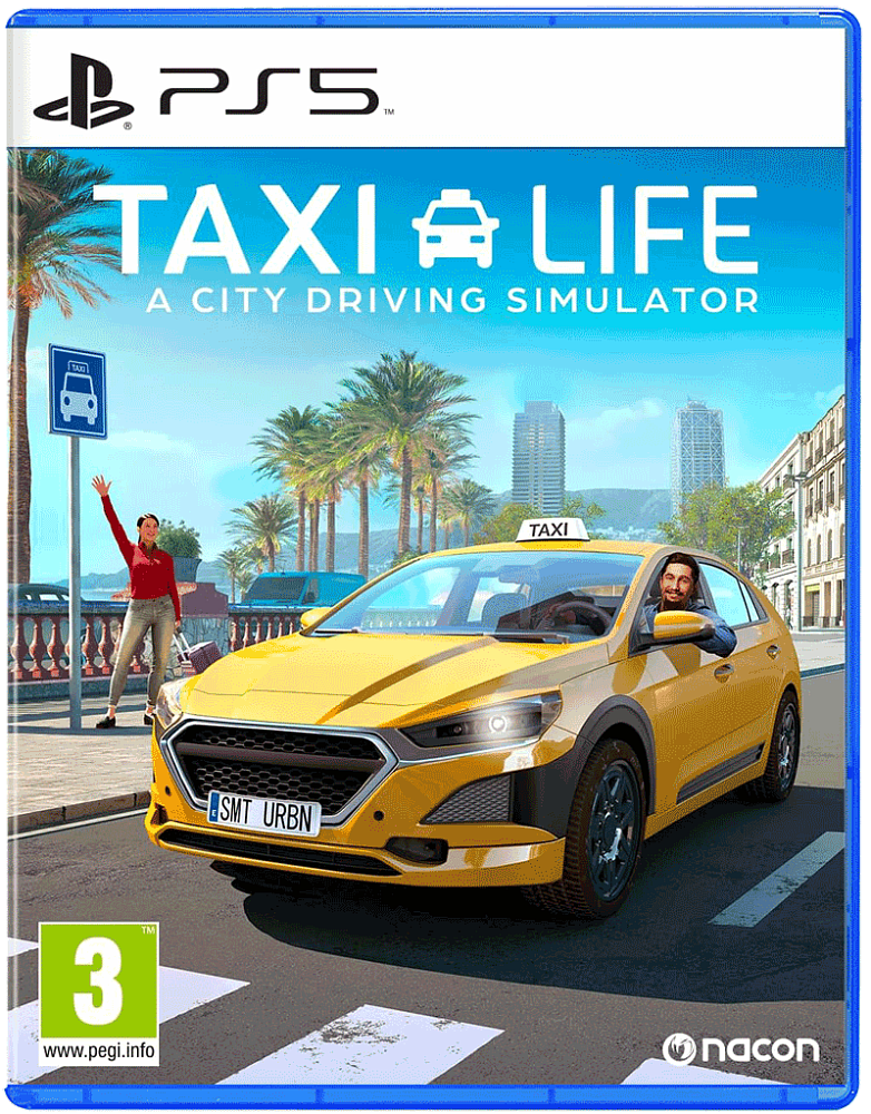 Диск игровой Sony PS5 Taxi Life: A City Driving Simulator русс субт