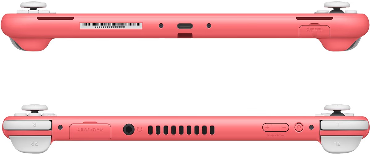 Игровая приставка Nintendo Switch Lite Coral (чип+SD256Gb+игры)