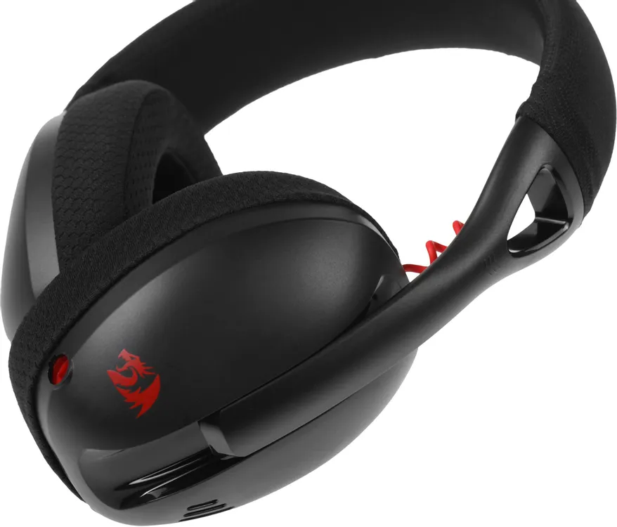 Гарнитура беспроводная Redragon IRE PRO (71535***); игровая; Bluetooth/2.4 Ггц; оголовье; 20 - 20 000 Гц; 17 Ом; микрофон; регулятор громкости; микроф