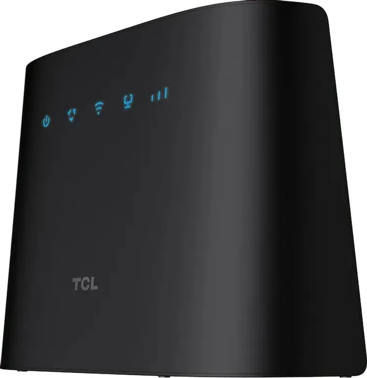 Интернет-центр TCL LINKHUB HH63 (HH63V1-2BLCRU1-1); 4G+IEEE 802.11b/g/n/ac; 300 Mbps + 867 Mbps; 2х LAN 1000 Мбит/сек; 1x WAN 100 Мбит/сек; 1x RJ11; 1