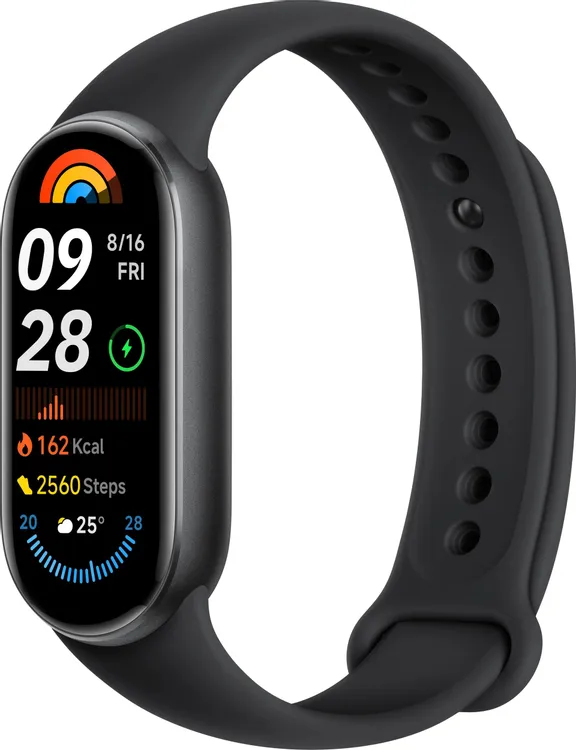 Фитнес-браслет Xiaomi Smart Band 9 Black; 1.62"; 490 x 192; AMOLED; трекер сна; пульсометр; пластик; IP68; Bluetooth 5.4; 233 mAh; черный