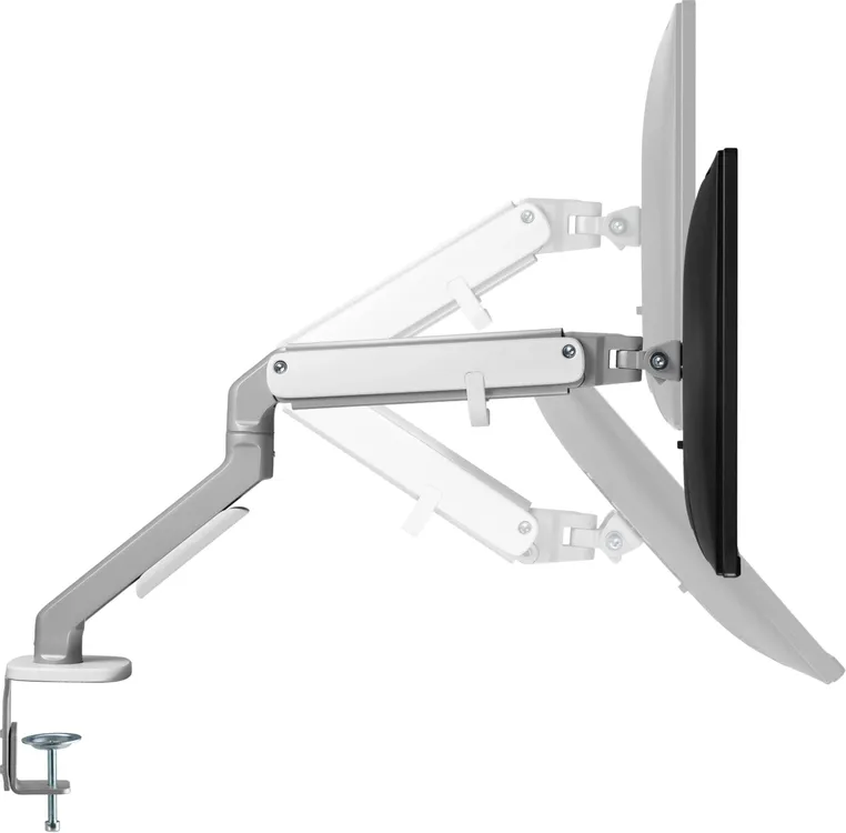 Кронштейн 13" - 27" Крепление для монитора Ultramounts UM734SIL; настольный; 6.5 кг; VESA 75 x 75 мм, 100 x 100 мм; серебристый