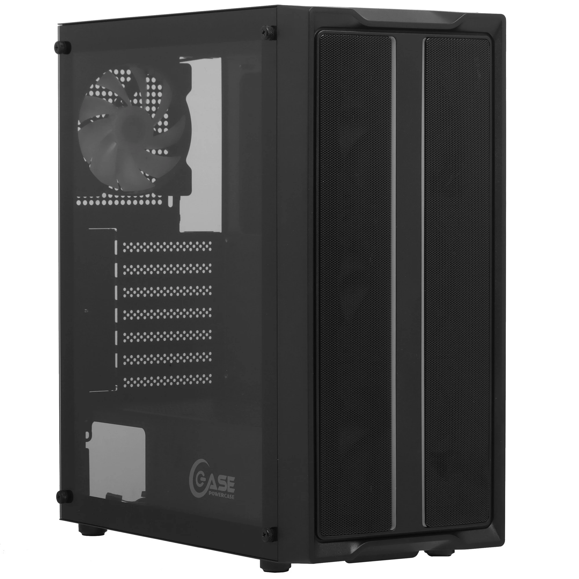 Корпус Powercase Mistral Evo Black (CMIEB-F4S***); ATX; Midi-Tower; без БП; сталь; 2x3.5" int.; 4 x 120 мм; 2xUSB 3.0/2xUSB 2.0/Mic/Aud; чёрный