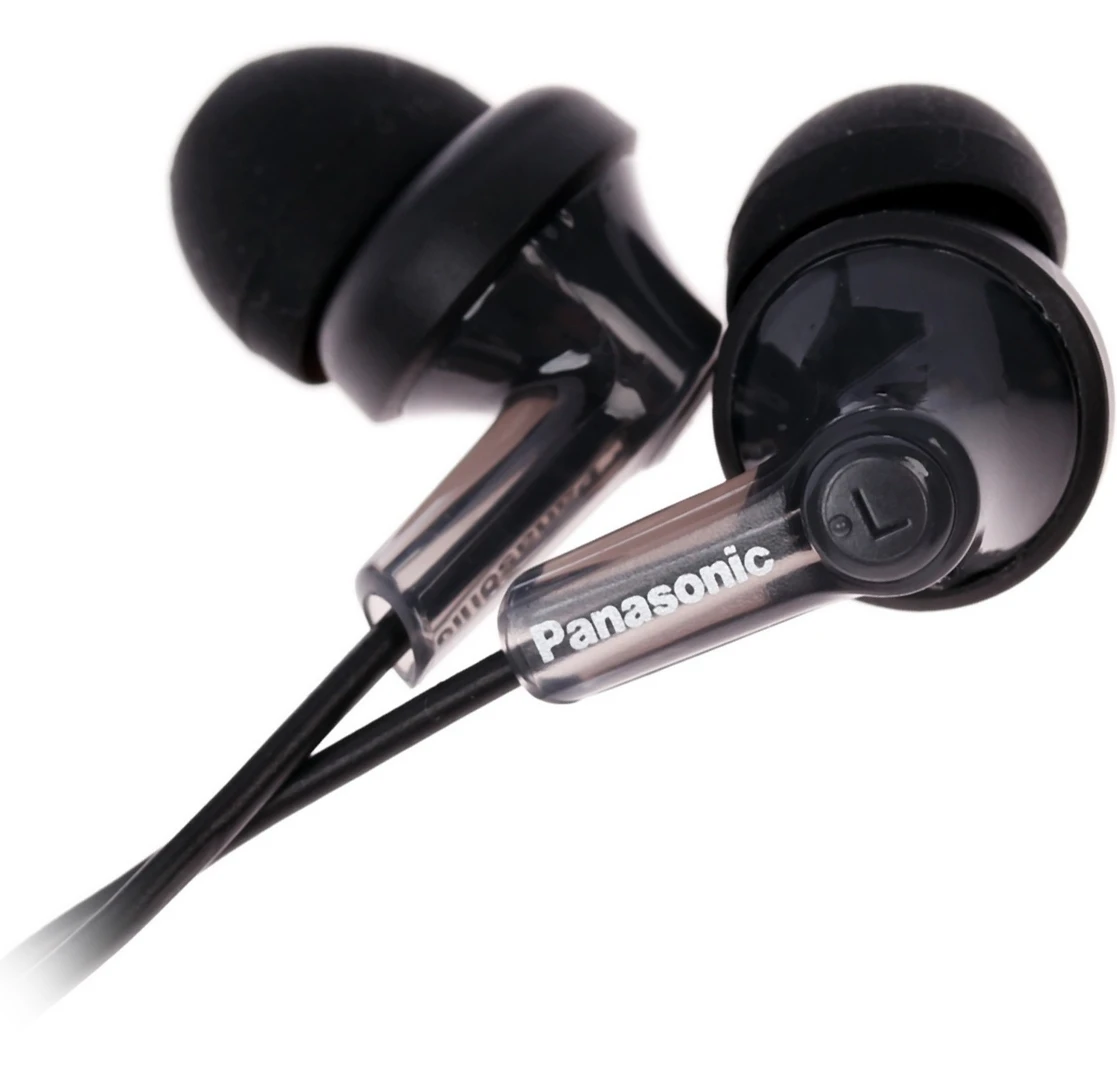 Наушники вставные Panasonic RP-HJE118GUY***; без крепления; 12 - 23 000 Гц; 16 Ом; 3,5 мм (mini jack