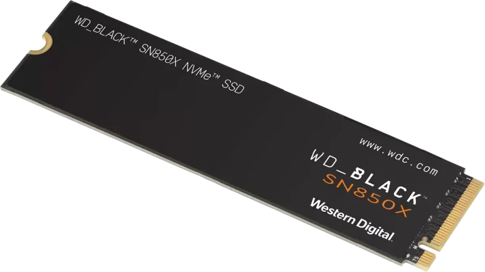 Накопитель SSD 1 ТБ Western Digital Black SN850X (WDS100T2X0E***); M.2 (2280); 7300Мб/с -  6300Mб/с; TLC; PCI-E Gen4 x4; RET