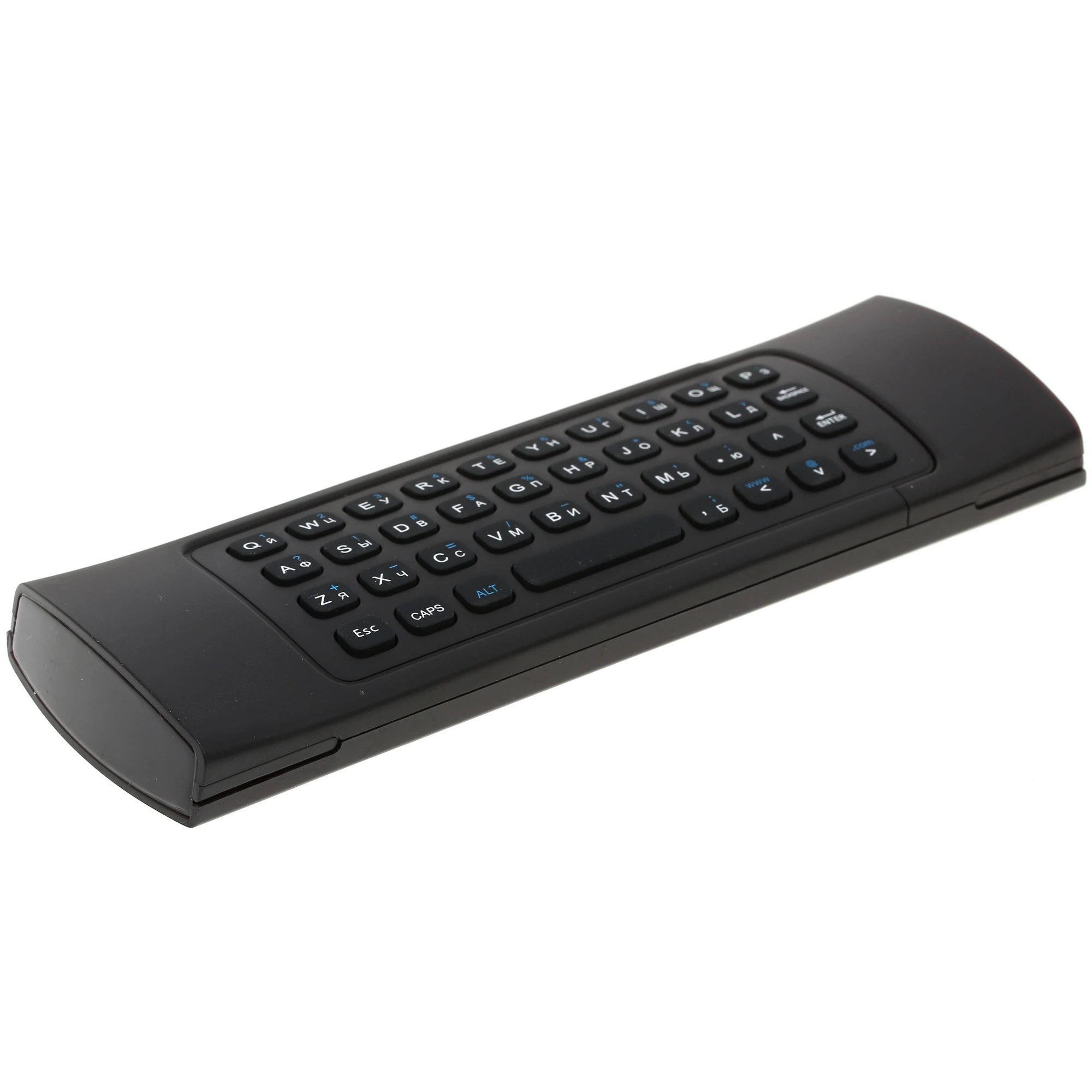 Универсальный пульт ДУ Harper KBWL-030; Smart TV, Windows, Mac, Android, Linux; ИК режим; аэромышь; клавиатура; 2 x AAA; USB-приемник
