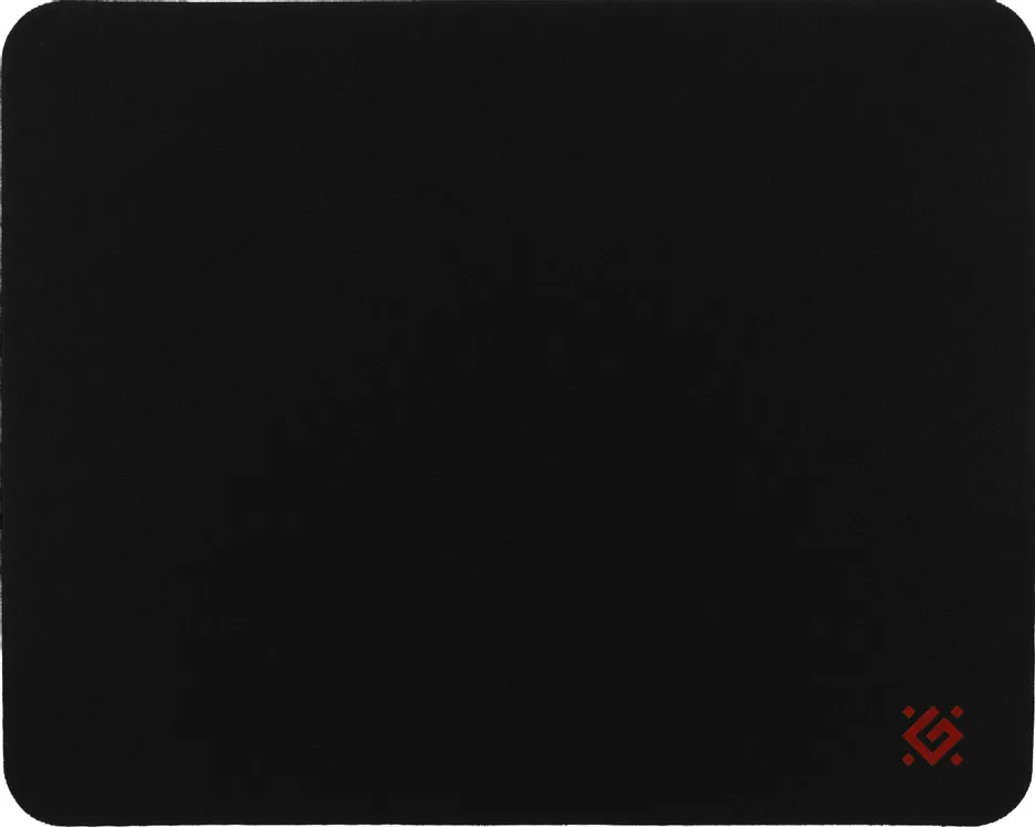 Коврик для мыши Defender Black (50550***); ткань + резиновая основа; 250 х 200 х 3 мм; чёрный