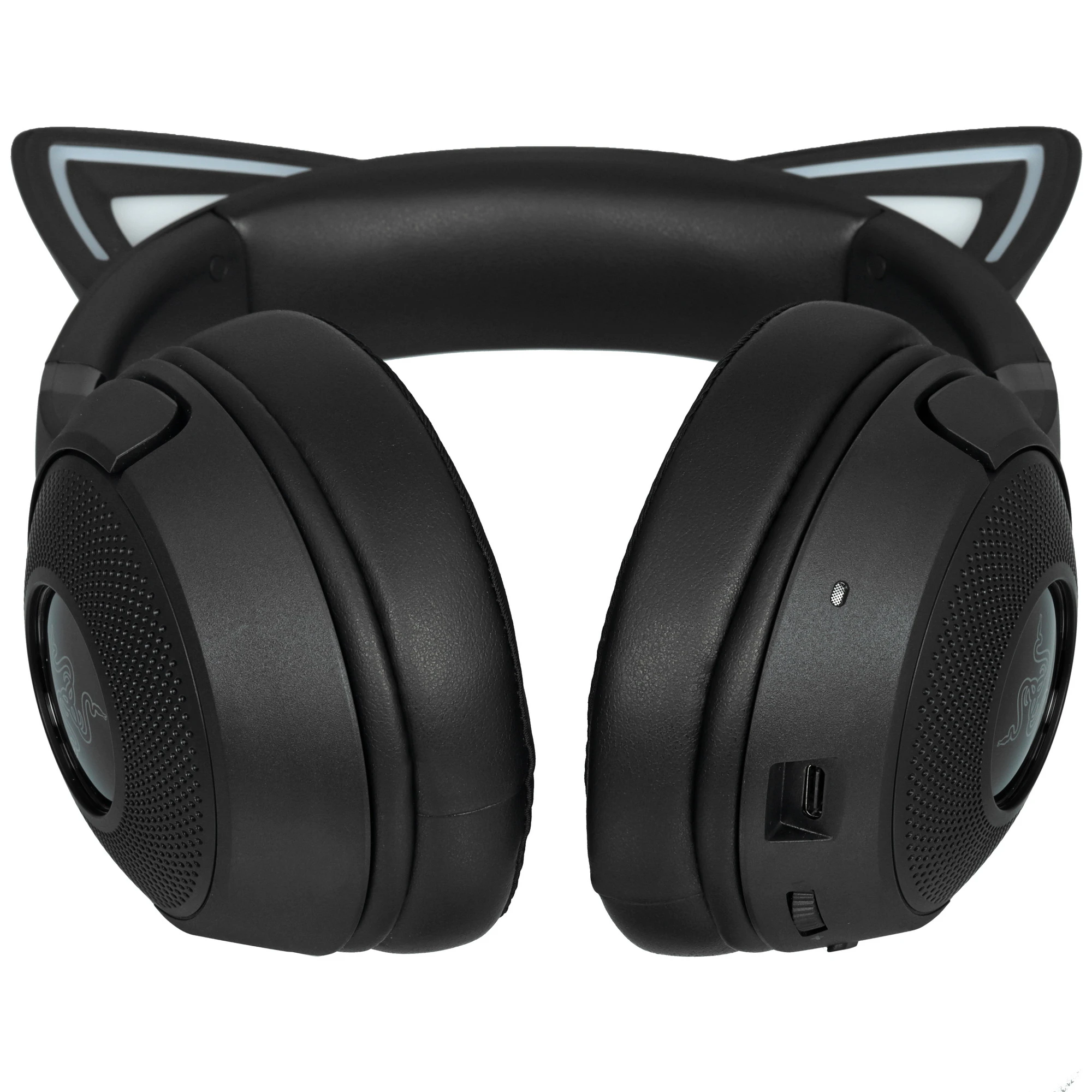 Гарнитура беспроводная Razer Kraken Kitty V2 BT Black (RZ04-04860500-R3M1); накладные; BT; 20 Гц- 20 кГц; 32 Ом; виртуальный звук 7,1; встроенный микр