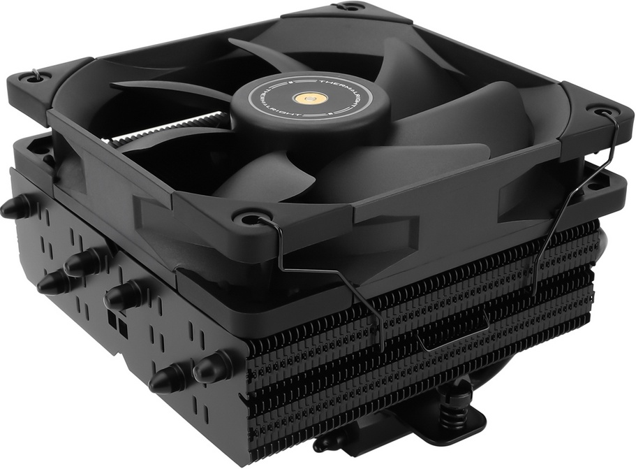 Кулер для процессора 120 мм Thermalright SI-100, Top-Flow, 1x120 мм, 4 pin, 2000 об/мин, черный, 210 Вт, 27.7 дБ, 6 трубок, алюминий, медь