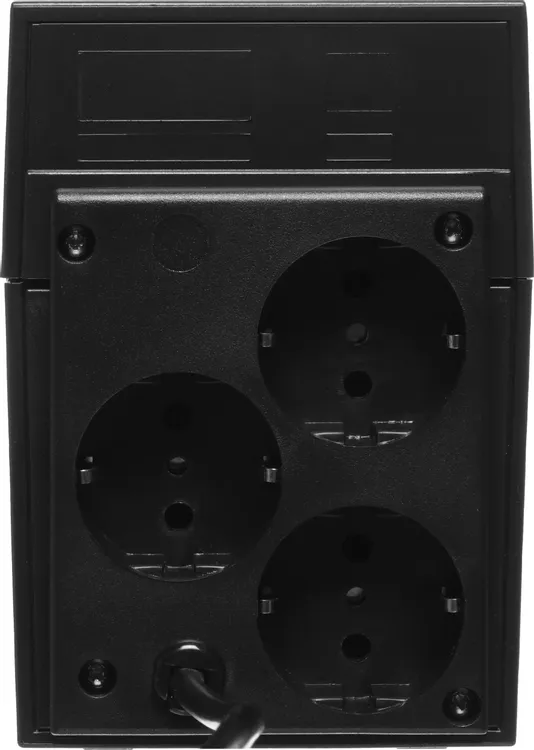 ИБП Линейно-интерактивный Powercom RAPTOR (RPT-600A EURO***); 360 Вт; 160 - 275 В; 3 евророзетки; чёрный; защита от импульсов, фильтрация помех; 4,2 к
