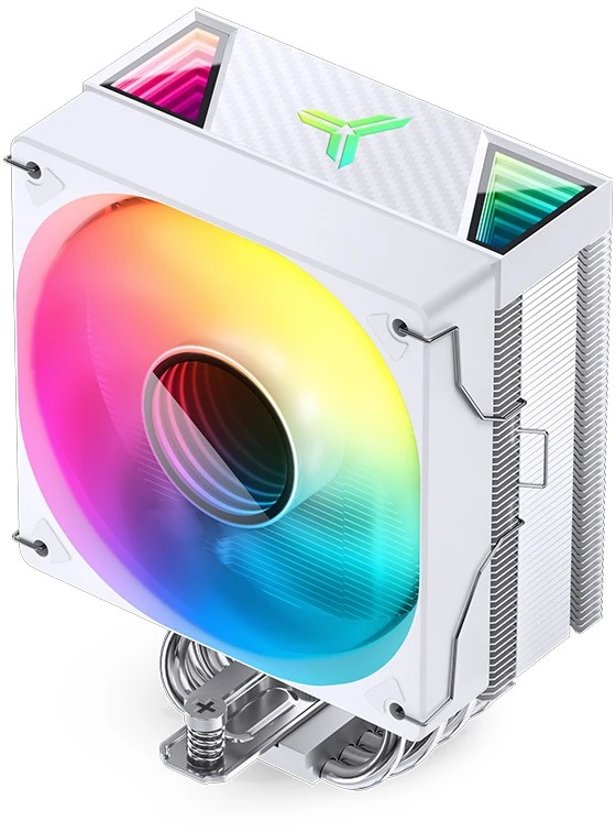 Кулер для процессора 120 мм JONSBO CR-1000 V2 PRO ARGB White, 1x120 мм, 4 pin, ARGB, 600-1500 об/мин, белый, 230 Вт, 32 дБ, 6 трубок
