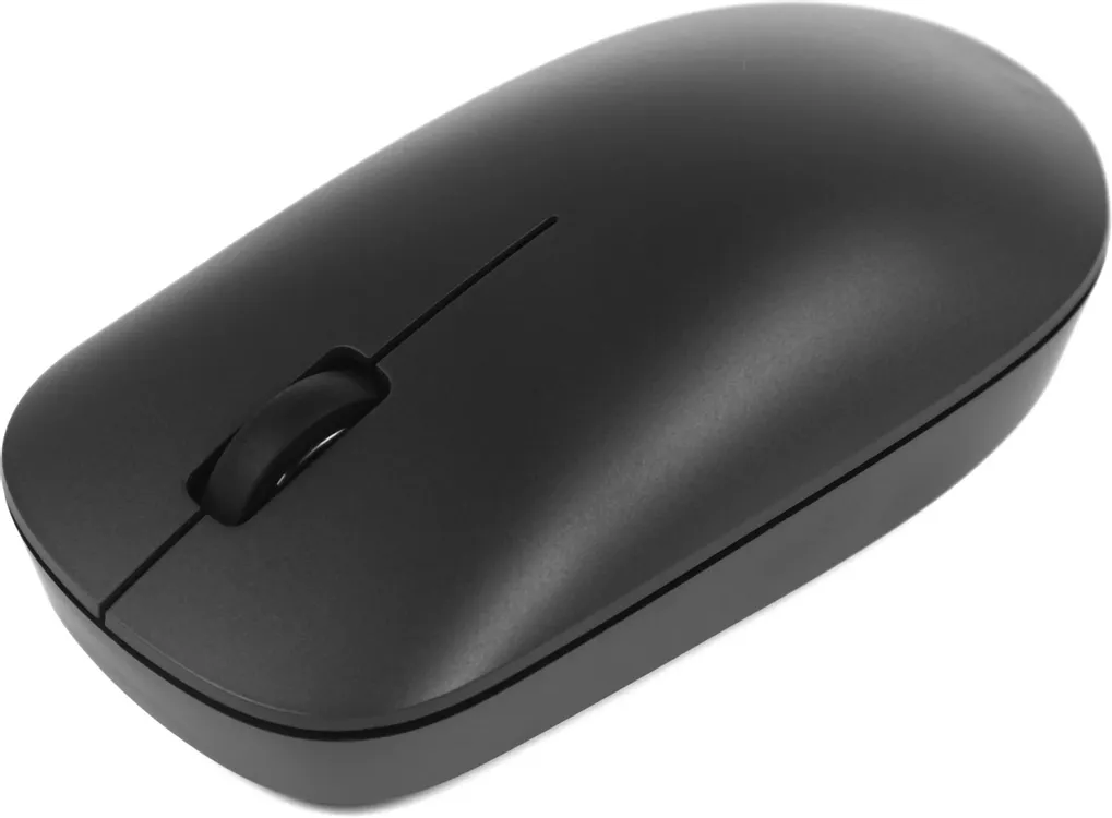 Мышь беспроводная Xiaomi Wireless Mouse Lite Black (BHR6099GL); 2.4 ГГц; USB; светодиодный; 1000 dpi; 3 кнопки; колесо-кнопка; 1xAAA; черный