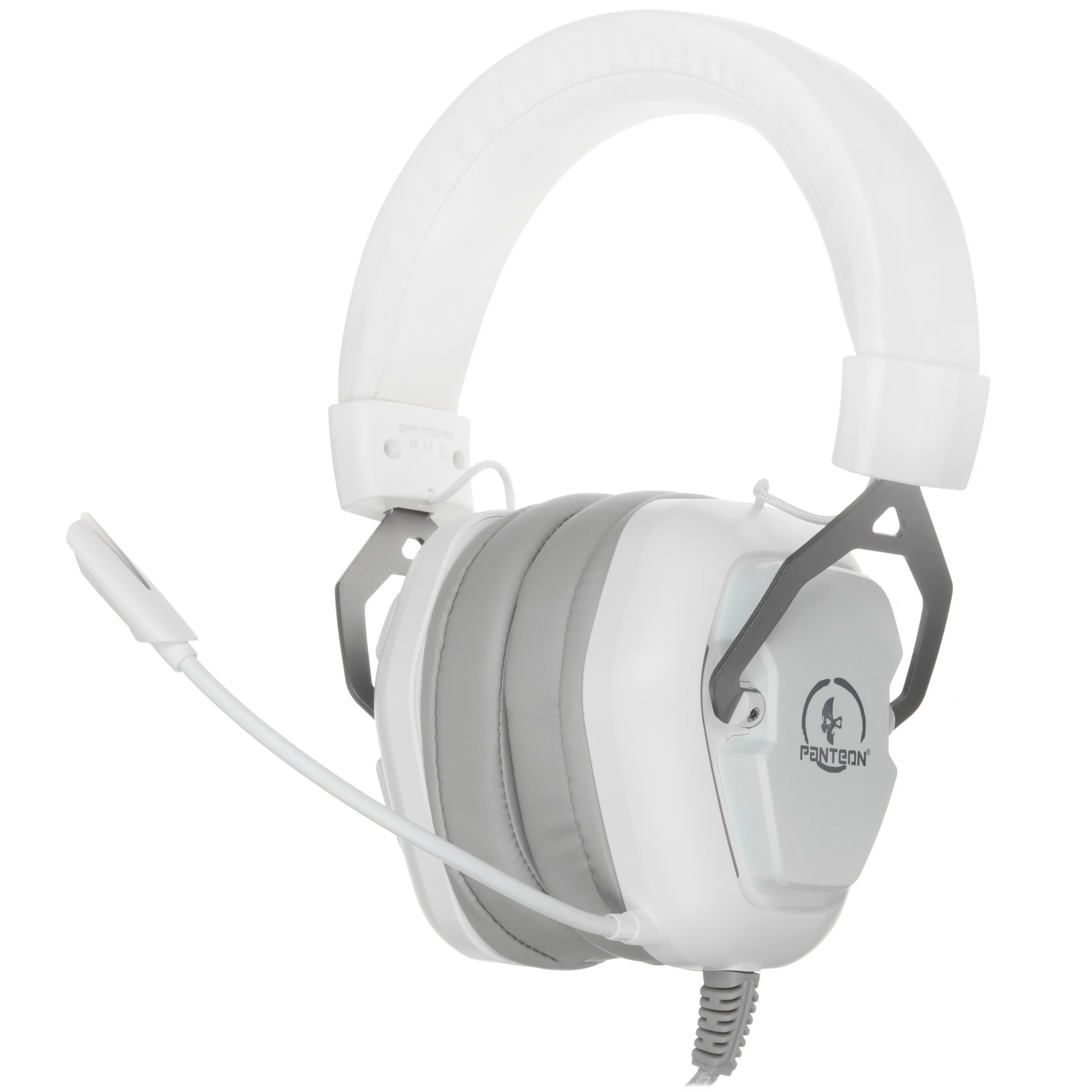 Гарнитура игровая Jet.A PANTEON GHP-770 PRO (GHP-770 PRO White-Purple***); оголовье; 20 - 20 000 Гц; 30 Ом; 2 м; микрофон; регулятор громкости; USB; п
