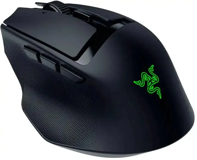 Мышь игровая Razer Basilisk Mobile Mouse Black (RZ01-04310100-R3G1); BT/2.4 Ггц; оптический; 18000 dpi; 8 кнопок; колесо-кнопка; встроенный аккумулято