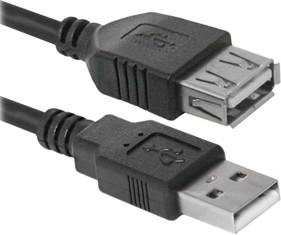 Кабель USB 2.0 AM/AF Defender USB02-17 (87454); 5,0 м; чёрный