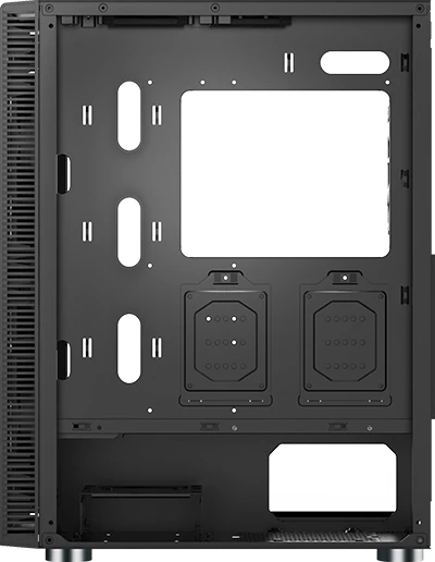 Корпус MONTECH X3 MESH Black; ATX; Midi-Tower; без БП; сталь; 2x3.5" int.; 3 х 120 мм; 3 x 140; 1 x USB 2.0/2 x USB 3.0/Mic/Audio; черный