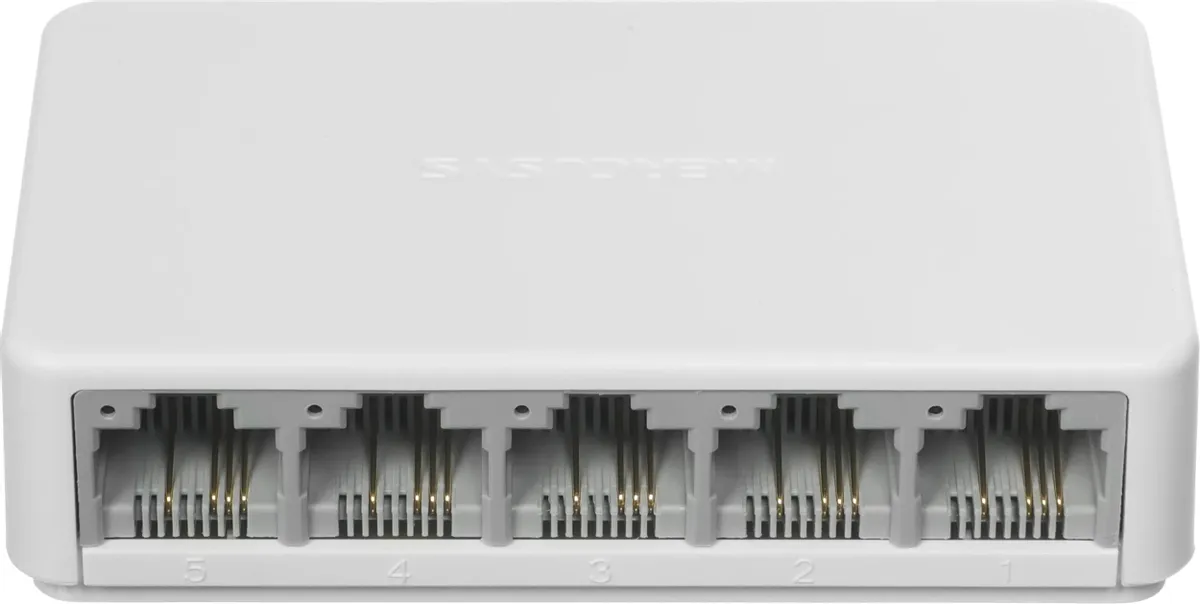 Коммутатор неуправляемый Mercusys MS105***; Fast Ethernet (10/100); 5 портов