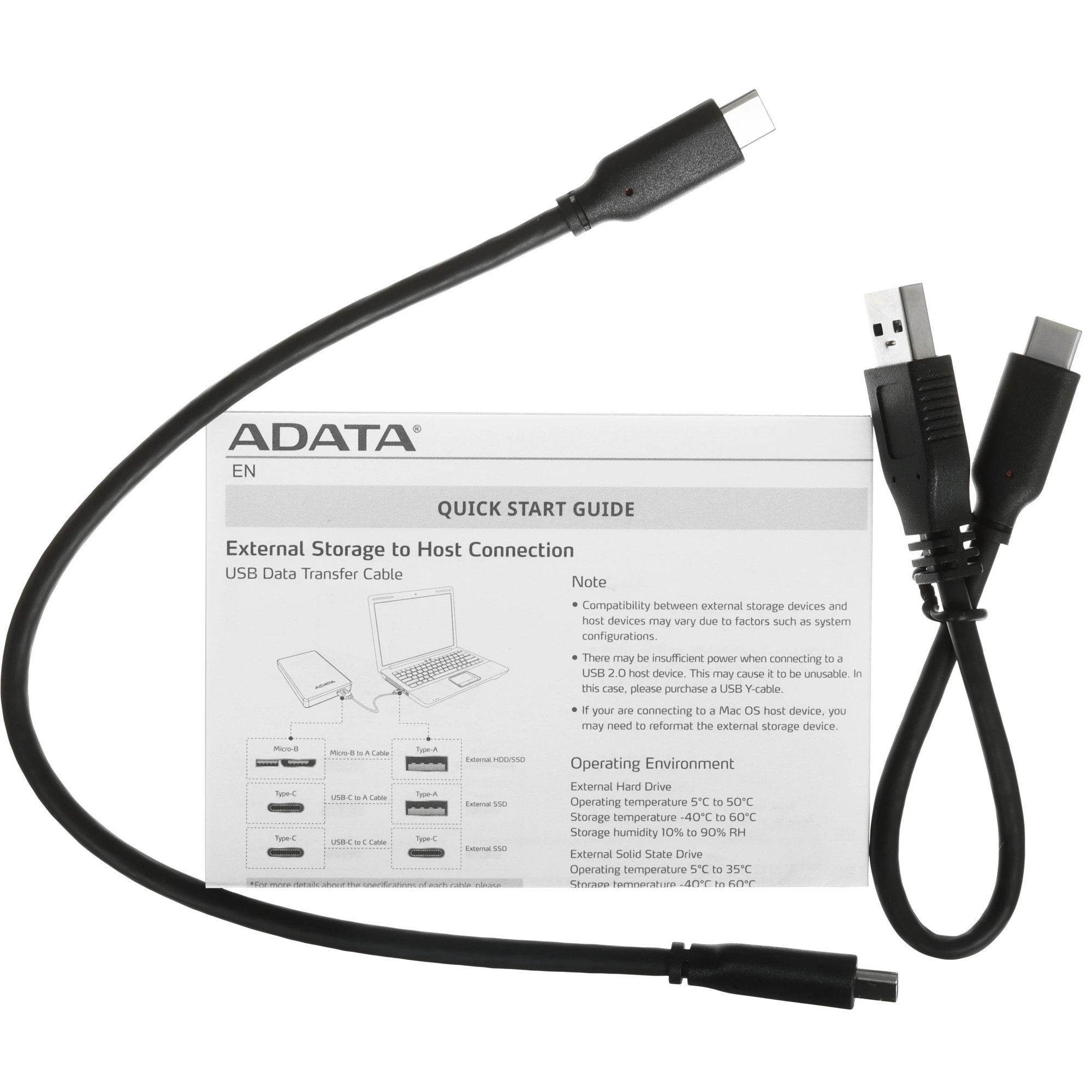 Внешний SSD 500 ГБ ADATA Elite SE880 (AELI-SE880-500GCBU); USB 3.2 Gen 2x2 Type-C; синий