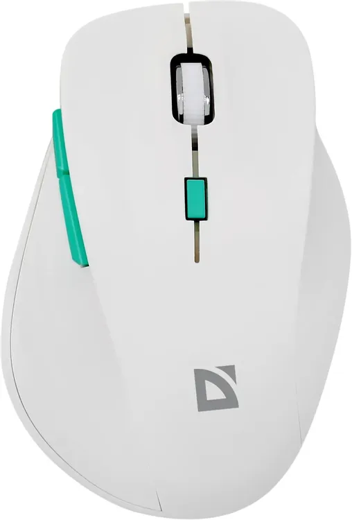 Комплект Defender CERRATO C-978 (45978***); беспроводной; USB; мембранная; оптическая; 800/1200/1600 dpi; 1xAAA/2xAAA; мультимедийный; белый + голубой