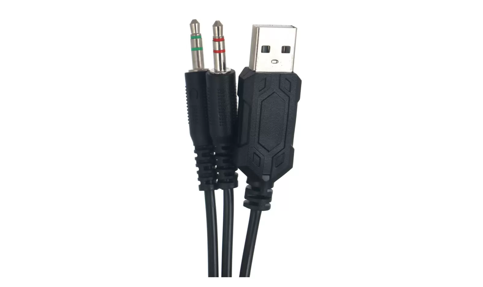 Гарнитура игровая Defender Elipse LED (64490***); оголовье; 20 - 20 000 Гц; 16 Ом; 1,8 м; микрофон; регулятор громкости; 2 x 3,5 мм (mini-jack) + USB;