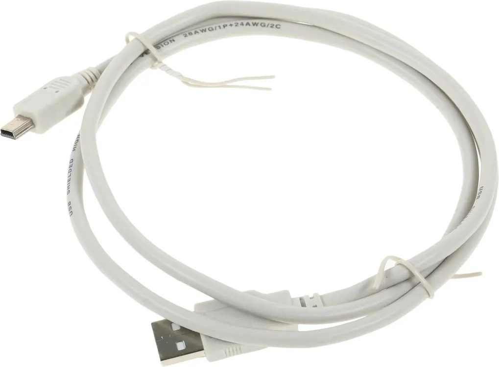 Кабель USB 2.0 AM/Mini5P Belsis (BW1720); USB 2.0 Тип A; USB 2.0 Тип B Mini; ферритовый фильтр; 1,8 м;
