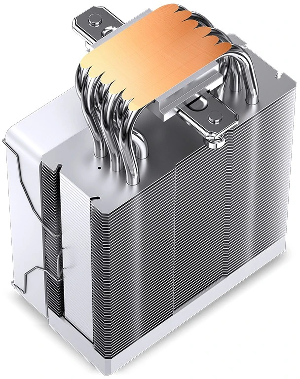 Кулер для процессора 120 мм JONSBO CR-1000 V2 PRO ARGB White, 1x120 мм, 4 pin, ARGB, 600-1500 об/мин, белый, 230 Вт, 32 дБ, 6 трубок
