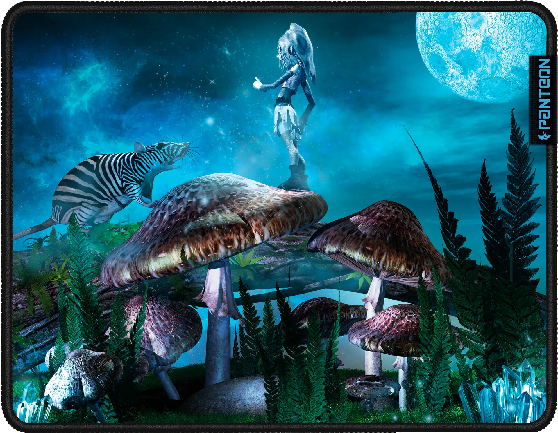 Коврик для мыши Jet.A PANTEON FAIRY PLANET (GP-95SS***); ткань + резиновая основа; 360 х 280 х 3 мм; игровая поверхность; рисунок