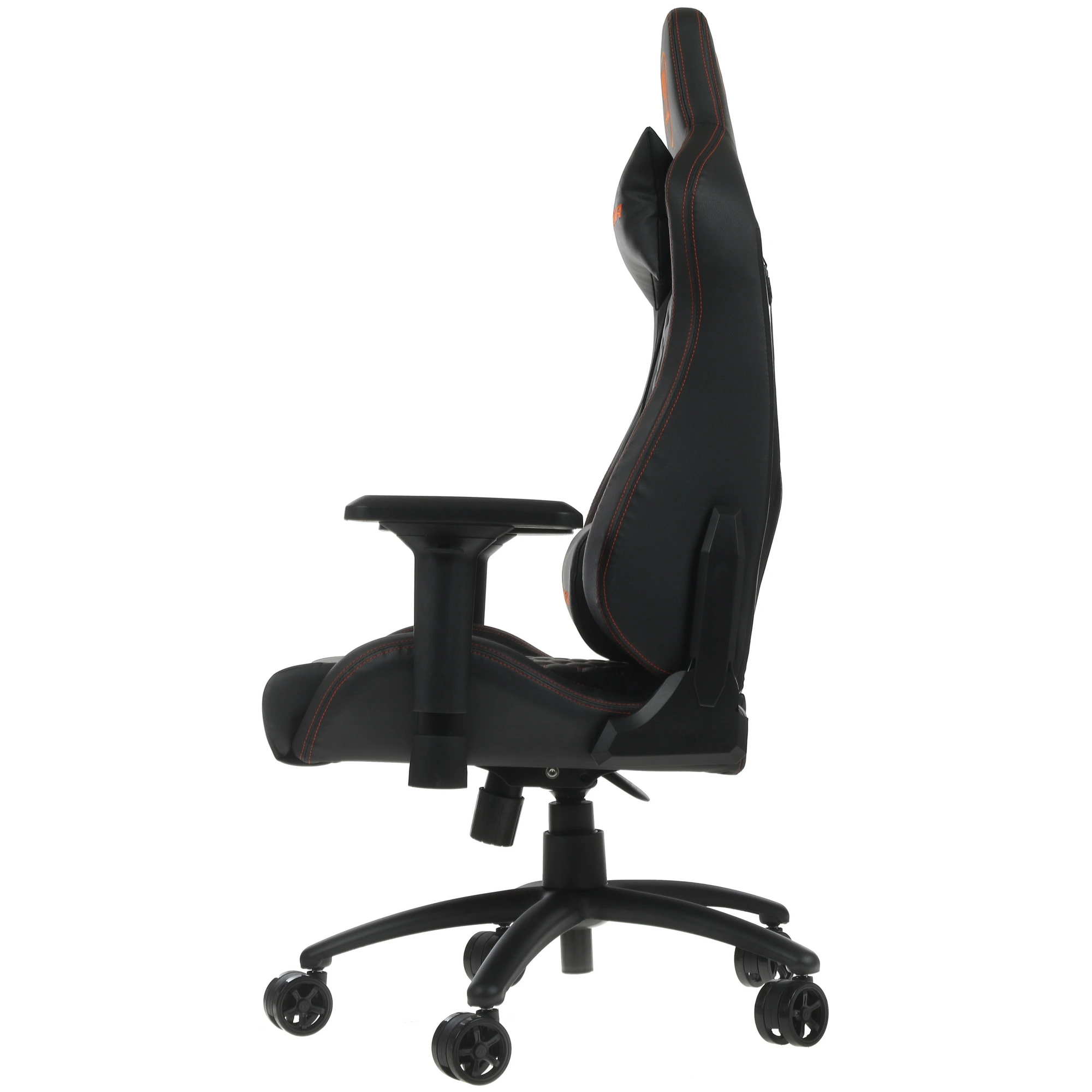Кресло для геймеров Cougar OUTRIDER S Black (CU-OUTSB***); иск. кожа; регулировка подлокотников 4D; чёрный; 80 мм (класс 4); нагрузка до 120 кг