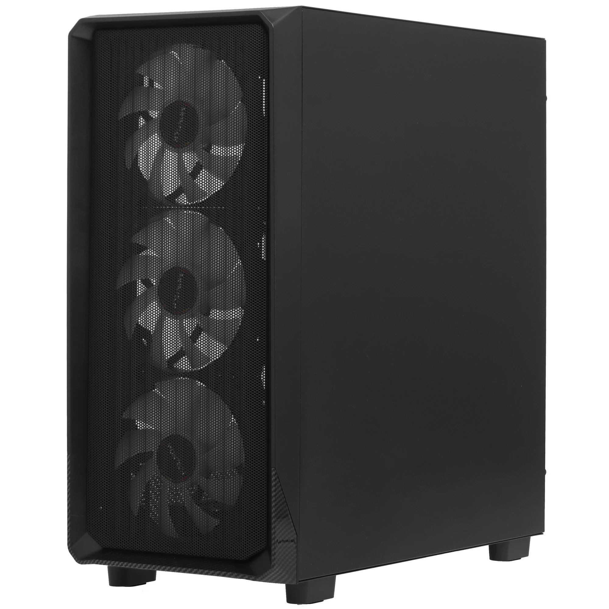 Корпус MONTECH X5 Black; E-ATX; Midi-Tower; без БП; сталь; 2x3.5" int.; 3х140 мм; 1x120 мм; 1xUSB 2.0/1xUSB 3.0/1xType C; Mic/Audio; черный