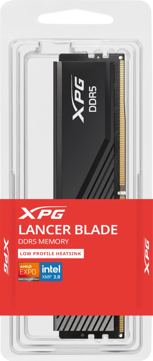 Модуль памяти DDR5 32 ГБ AData XPG Lancer Blade (AX5U5600C4632G-SLABBK); 5600 МГц; радиаторы; RET