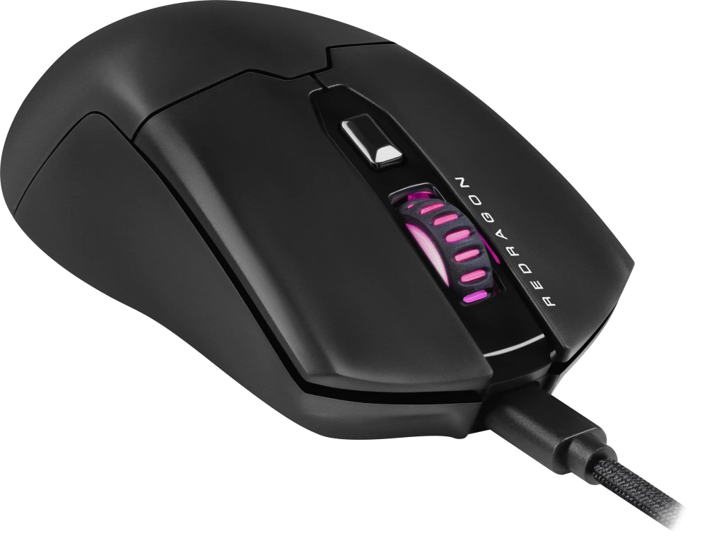 Мышь игровая Redragon Fyzu (72153); USB; оптический; 100 - 26000 dpi; 6 кнопок; колесо-кнопка; подсветка; черный