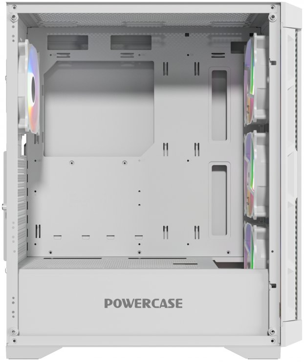 Корпус Powercase Ultimate White (CUW-A4***); ATX; Midi-Tower; без БП; сталь; 2x3.5" int.; 4 x 120 мм
