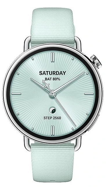 Умные часы Xiaomi Watch S4 41mm Mint Green; (BHR080CGL); 1.32"; AMOLED; 466x466; BT5.4; IP68*; 320 мА/ч; зеленый