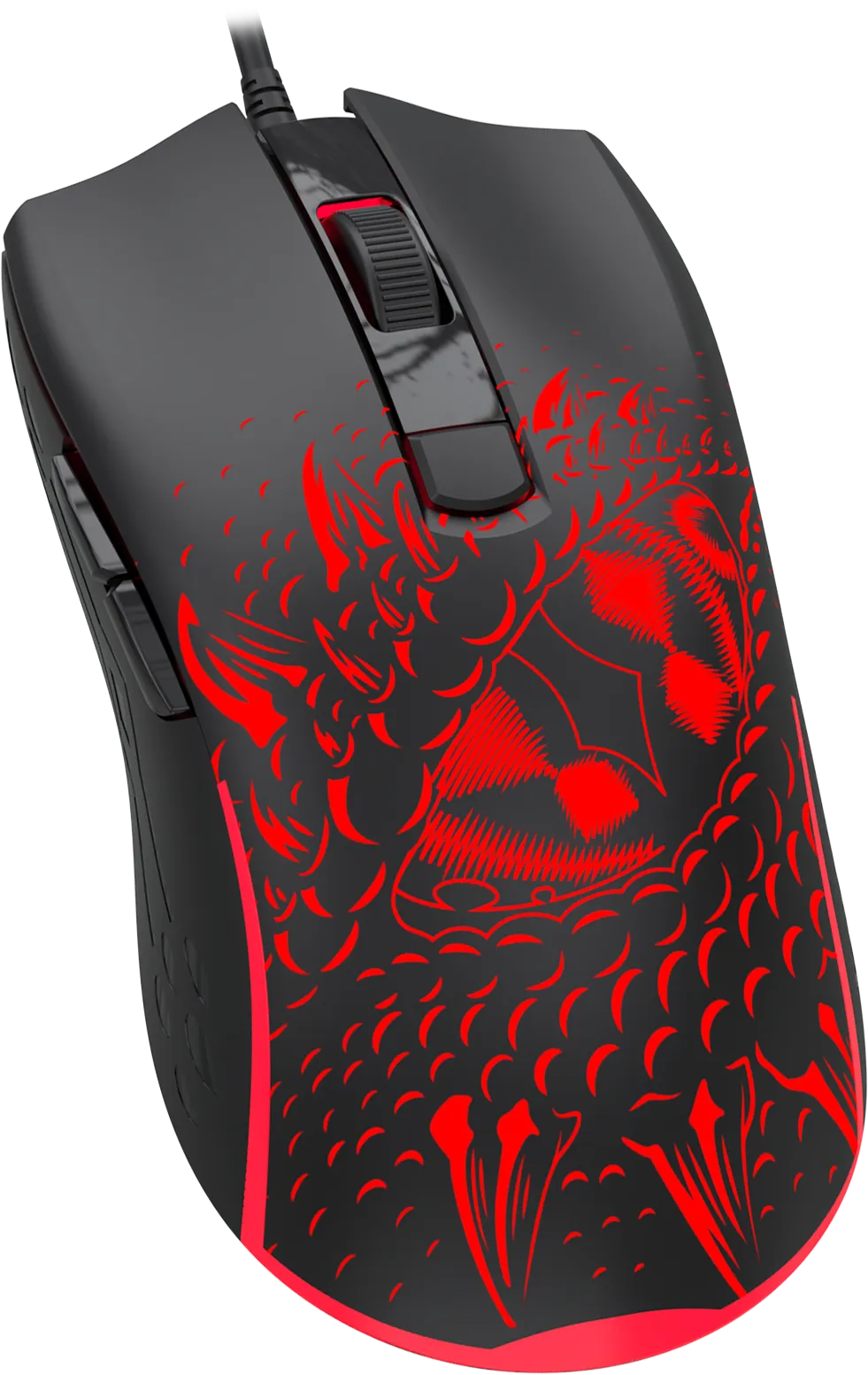 Мышь игровая Jet.A PANTEON LS72 Black (101)***; USB; оптический; 400-7200 dpi; 6 кнопок; колесо прок