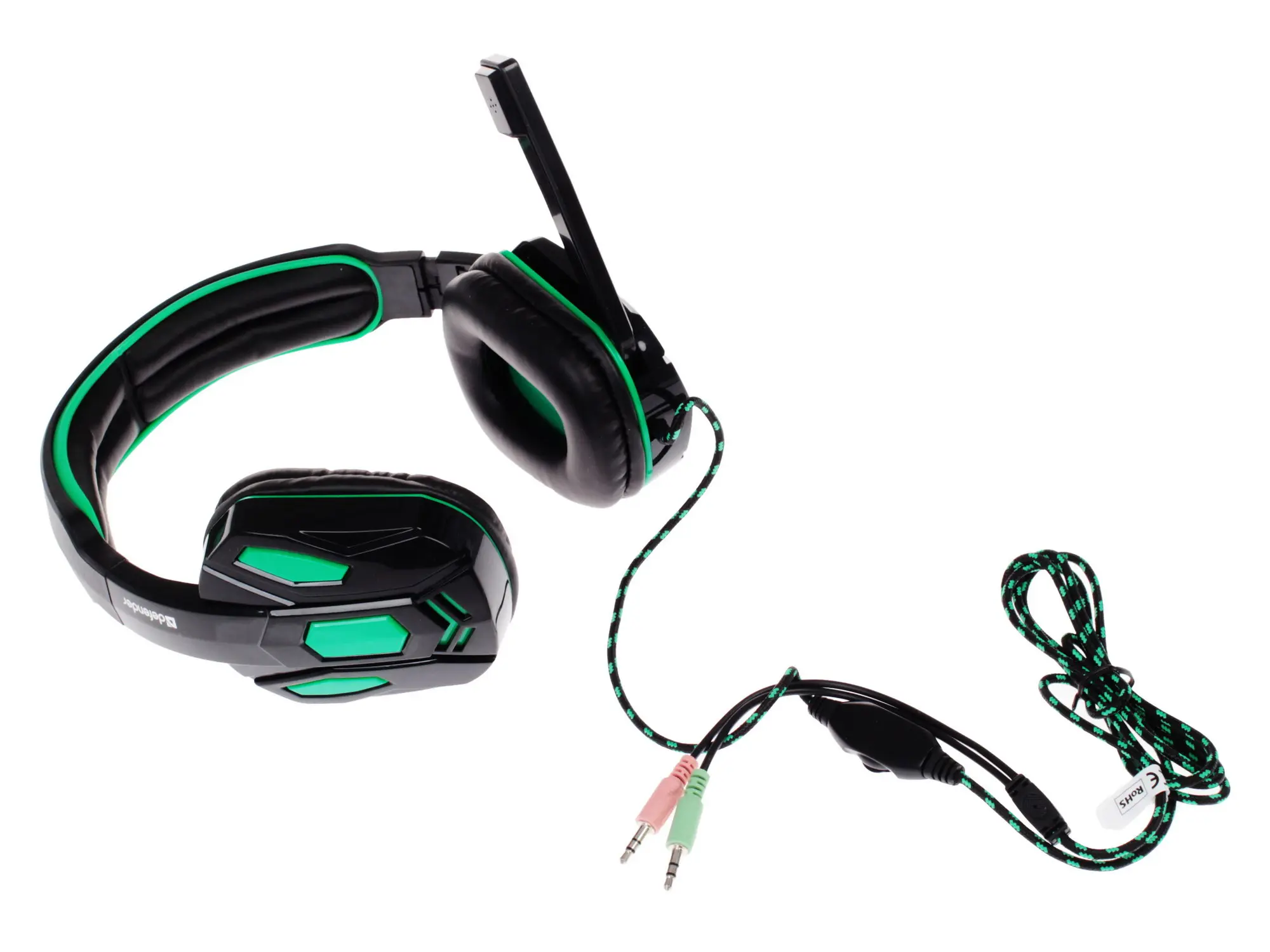 Гарнитура игровая Defender Warhead G-275 (64122***); оголовье (headband); 20 - 20 000 Гц; 32 Ом; 1,8 м; микрофон; регулятор громкости; 2 x 3,5 мм (min