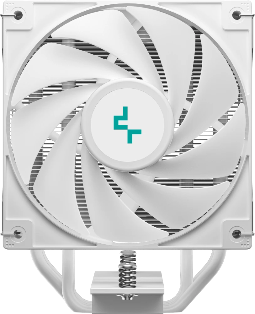 Кулер для процессора 120 мм DeepCool AG400 DIGITAL WH ARGB (R-AG400-WHADMN-G-1), башенный, 1x120 мм, 4 pin, ARGB, USB, 500-2100 об/мин, белый, 220 Вт