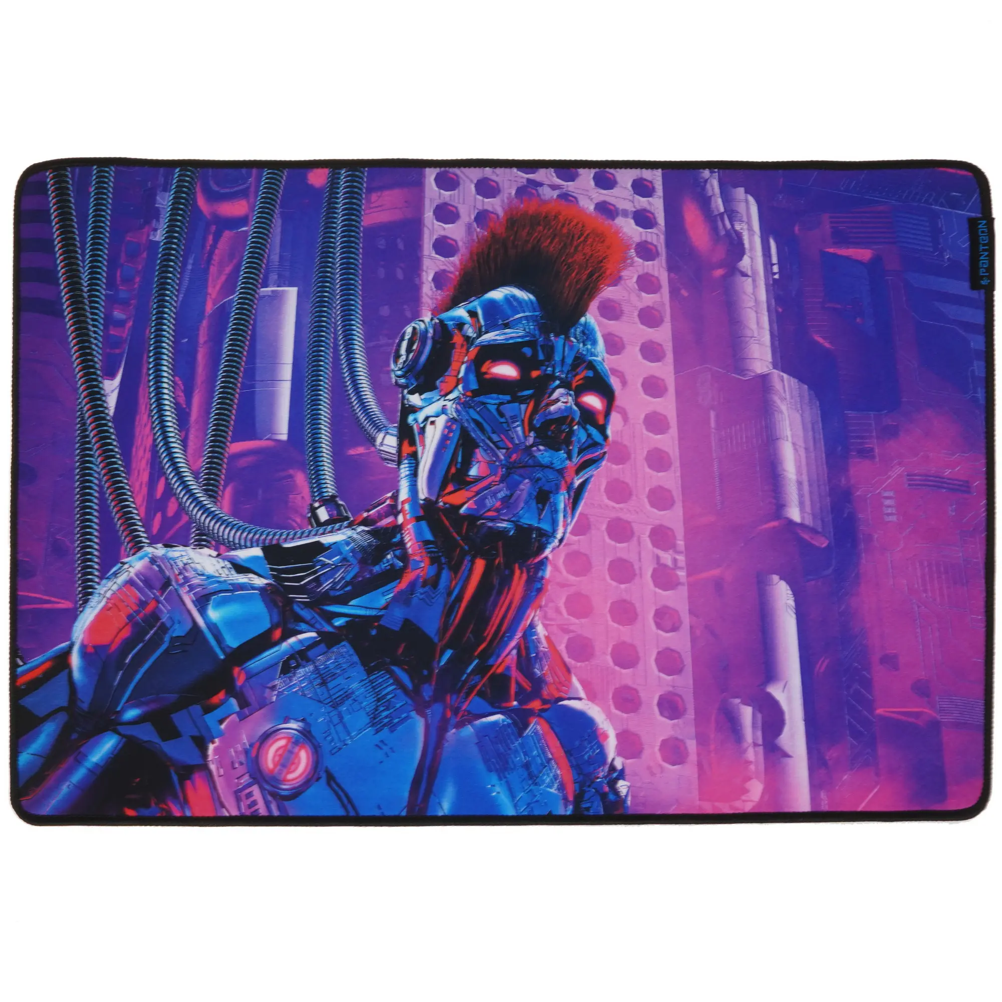 Коврик для мыши Jet.A PANTEON CYBER PUNK (GP-170SM***); ткань + резиновая основа; 500 х 330 х 3 мм; игровая поверхность; рисунок