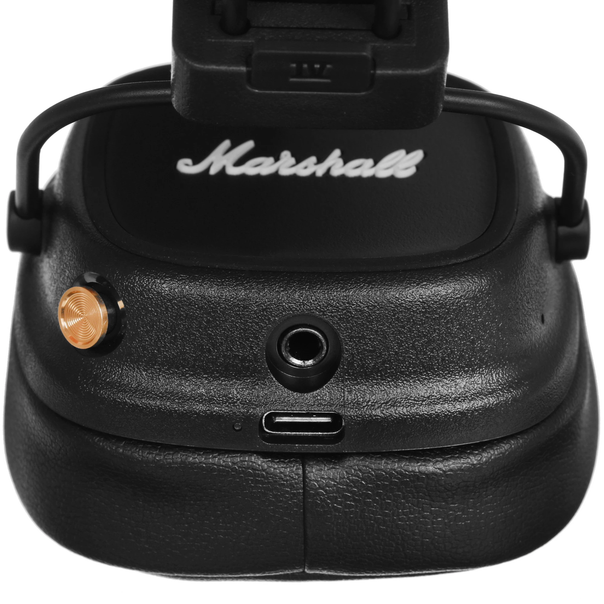Гарнитура беспроводная Marshall Major IV Black (1005773***); накладные; bluetooth 5,3; оголовье; 20 - 20 000 Гц; 32 Ом; встроенный микрофон; регулятор