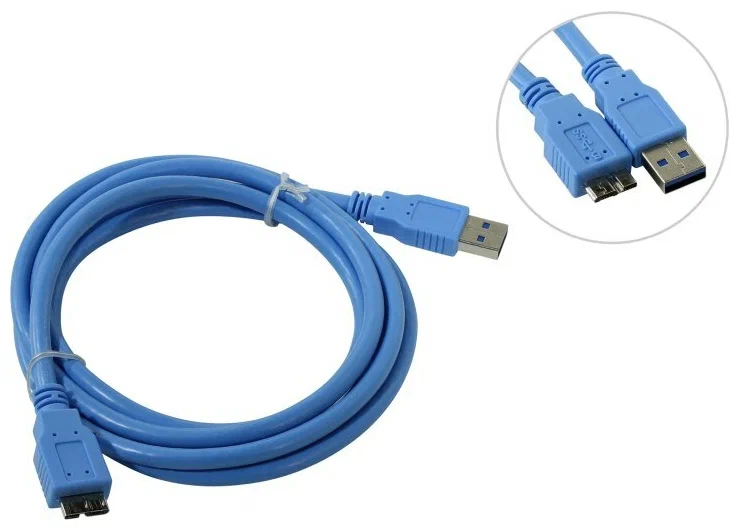 Кабель USB 3.0 AM/micro B Telecom (TUS717-1M***); USB 3.0 Тип A; USB 3.0 Тип B Micro; 1,0 м; синий
